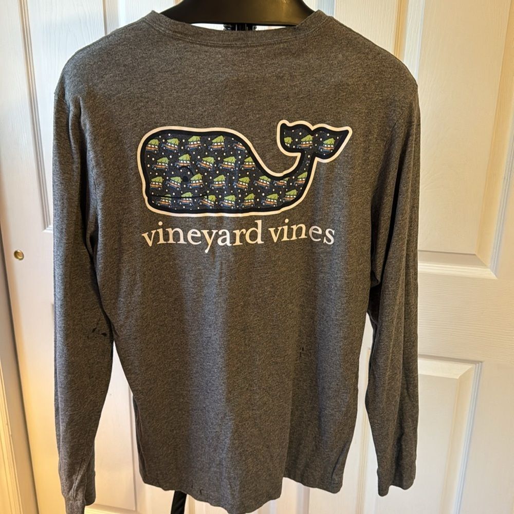 Vineyard Vines Men’s Long Sleeve Holiday Shirt Size Small - Picture 3 of 5